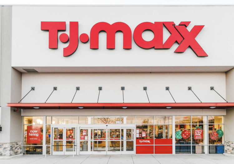 the front of a T.J.Maxx store